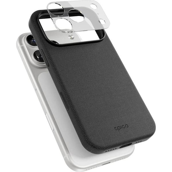 Epico SolidWoven Pro Mag+ Case kryt iPhone 17 Pro + ochrana kamery čierna - Puzdra - Hlavný obrázok