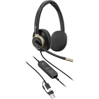 HP Poly Mission 825 Stereo USB Wired Headset - Slúchadlá