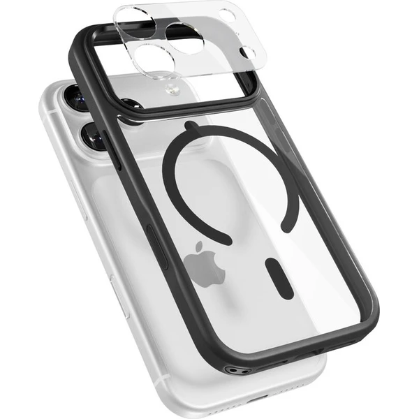 iWant Hero Pro Mag+ kryt pre iPhone 17 Pro Max + ochrana na kameru čierna transparentná - Puzdra - Obrázok d_bc278c2b7ab94bd390951eaa7d873450