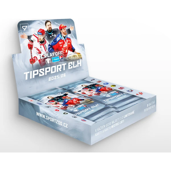 Hokejové karty SportZoo Tipsport ELH 2025/26 Play Off Hobby box - Hokejové karty - Obrázok d_bc35f1b99d7248a49e50f31572fd3693