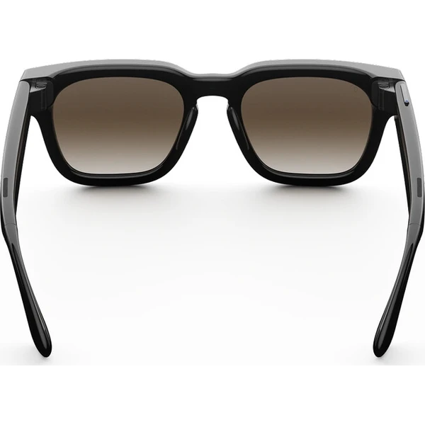Meta Glasses Fury – klasický čierny rám, hnedé gradientné sklá, štandardný a nastaviteľný mostík - AR okuliare - Obrázok d_bc7c6e37476b468d97d4226261bc9a4b