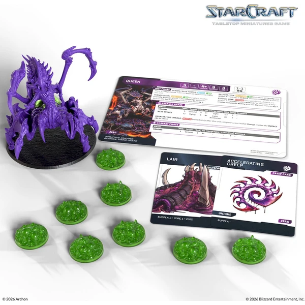 StarCraft The Miniatures Game - Queen - Zerg - Expansion Set - EN - Stolové hry - Obrázok d_bcbdf78b9a464adcb0153eb067abeae8