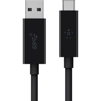 Belkin USB-C/USB-A 3.1 kábel, 0,9 m, 10 Gb/s, čierny - Káble a redukcie