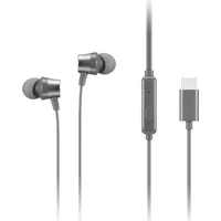 Lenovo 300 USB-C drôtové slúchadlá biele - Slúchadlá