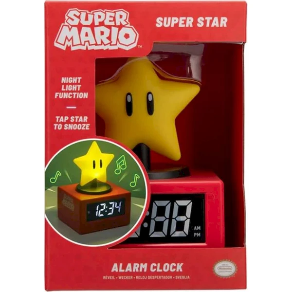 Budík Paladone - Super Mario - Super Star - Hodiny - Obrázok d_bd1de98fe6eb4c2cb706d8a153f93b54