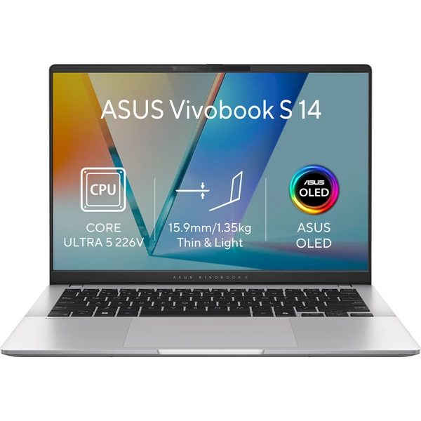 ASUS Vivobook S14 (S5406SAL-OLED312WZ) strieborný - Notebooky - Hlavný obrázok
