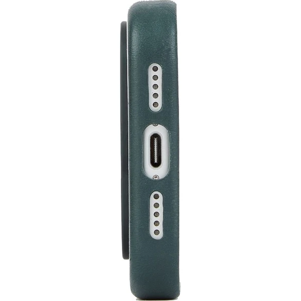 Troubadour Full Leather MagSafe kožený kryt iPhone 17 Pro/iPhone 18 Pro Obsidian Green - Puzdra - Obrázok d_bd627c181c884c3bb32329f56a08f7b0