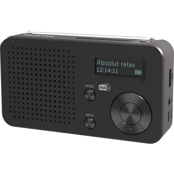 Telestar TOP 100 prenosné DAB+/FM rádio s Bluetooth čierne - Rádiomagnetofóny - Hlavný obrázok