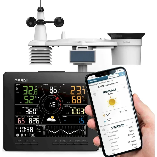 GARNI 2060 Arcus Wi-Fi meteostanica čierna - Meteorologické stanice - Obrázok d_be80faa1a0694d8cbaf79188cf91d24d