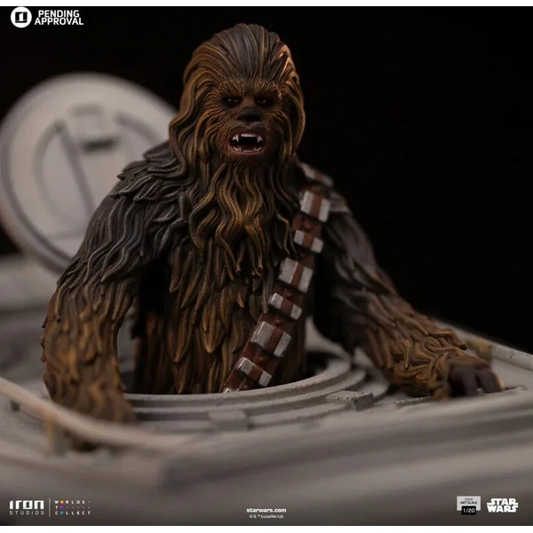 Soška IRON STUDIOS Star Wars - AT-ST & CHEWBACCA 53 cm - Sochy a sošky - Obrázok d_be97da92b6084d35833299bbe8d49e32