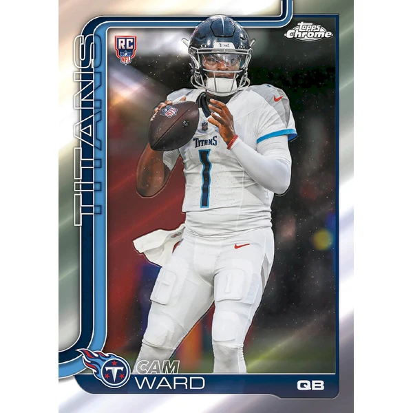 Zberateľské karty Topps 2025 Chrome Football - Mega Box - Zberateľské karty a nálepky - Obrázok d_bef3474487974c05b4a9b48da2cfe64b