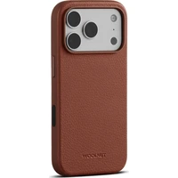 Woolnut MagSafe kožený kryt iPhone 18 Pro hnědý - Puzdra