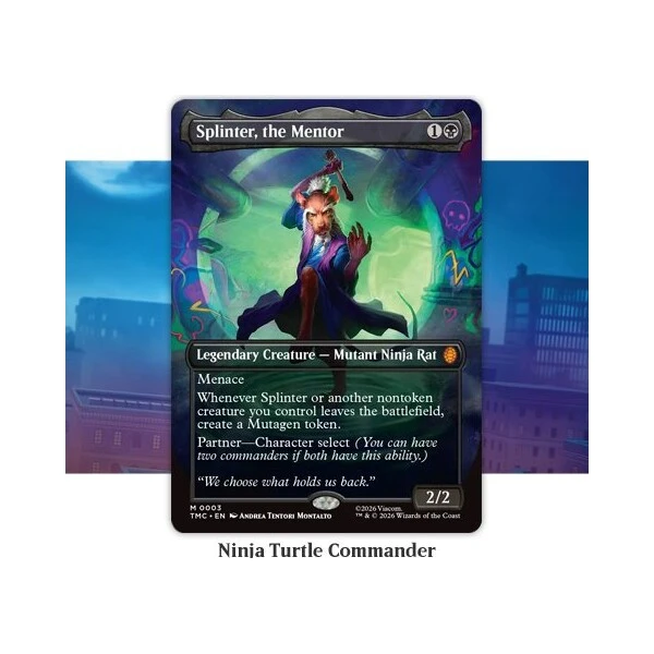 Magic: The Gathering - Teenage Mutant Ninja Turtles Commander Balík: Turtle Power! - MTG karty - Obrázok d_bf5328a07af14d4dbbcd0dea087e485a