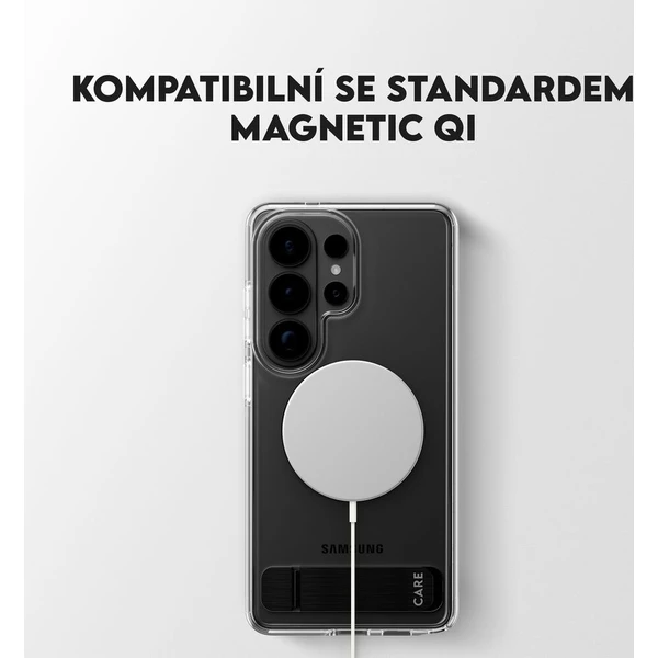 PanzerGlass® CARE Kickstand Qi kryt Samsung Galaxy S26 Ultra priehľadný/čierny - Puzdra - Obrázok d_bf99ffc360bd455baa6ddd4ea318bdcf