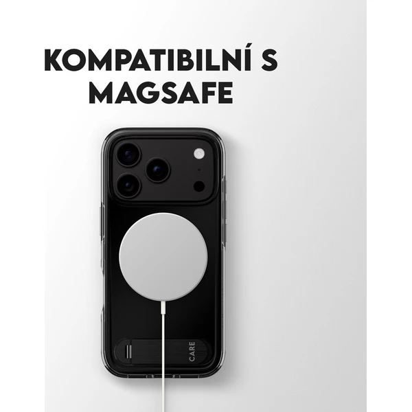 PanzerGlass CARE KickStand MagSafe kryt Apple iPhone 18 Pro/17 Pro Smokey kouřový/černý - Puzdra - Obrázok d_c0899ffd4ced4b2c9c083f3c7564e98b