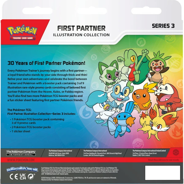 Pokémon TCG: First Partners Illustration Collection - Series 3 - Pokémon karty - Obrázok d_c0950016f1eb4e5797b366253d60ac0e