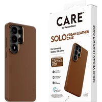 PanzerGlass® CARE SOLO Qi kryt z vegánskej kože Samsung Galaxy S26 Ultra hnedý - Puzdra