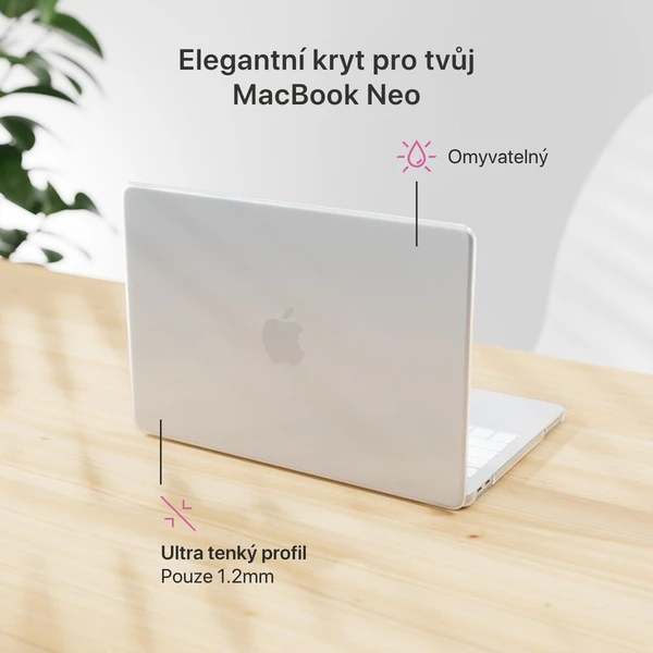 iWant Slim Shell puzdro pre MacBook Neo 13" matná transparentná - Puzdra - Obrázok d_c17efe7f64d34d2eaa101375c235bdd3