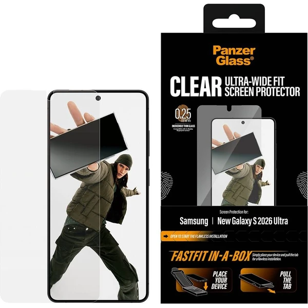 PanzerGlass® Ultra-Wide Fit sklo s bezprašným aplikačným boxom Samsung Galaxy S26 Ultra - Ochranné fólie a sklo - Obrázok d_c215ae1eeee54155b6773ba51959d6a7