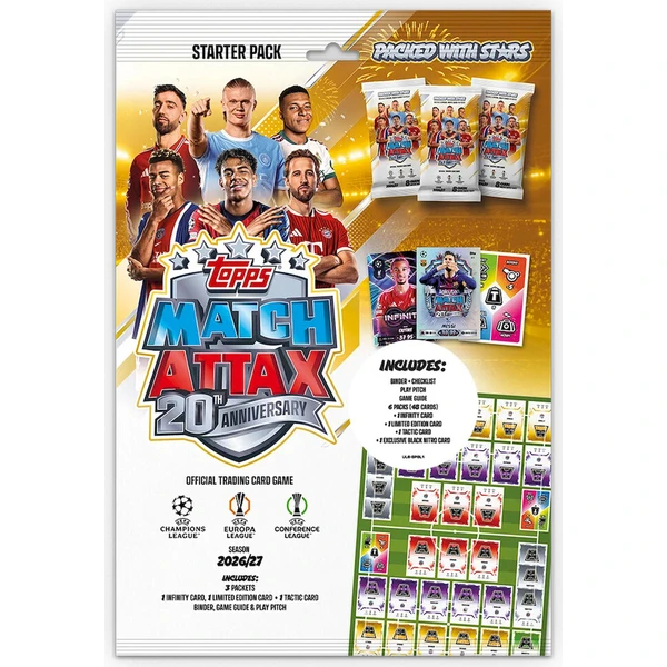 Fotbalové karty Topps Match Attax UCC 2026/27 - Starter Pack - Futbalové karty - Hlavný obrázok
