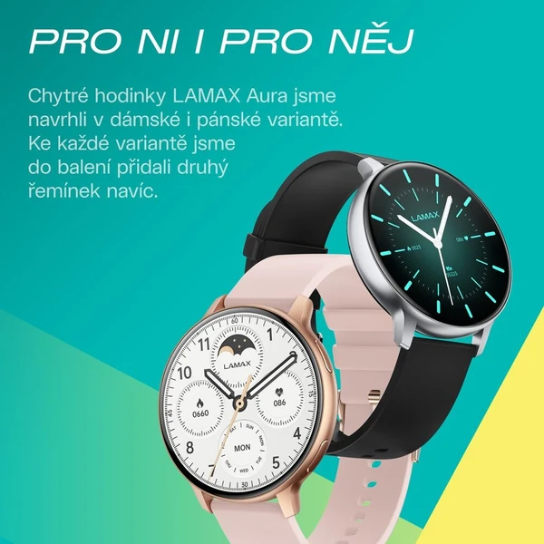 LAMAX Aura chytré hodinky zlatoružové - Inteligentné hodinky - Obrázok d_c263a772dfe64bb7bc5726a003a28670