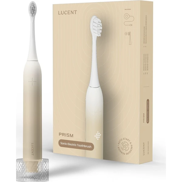 Be Lucent Prism Sonic Electric Toothbrush sonický zubní kartáček béžový - Zubné kefky - Hlavný obrázok