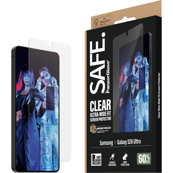 PanzerGlass® SAFE sklo s inštalačným rámčekom Samsung Galaxy S26 Ultra - Ochranné fólie a sklo - Hlavný obrázok