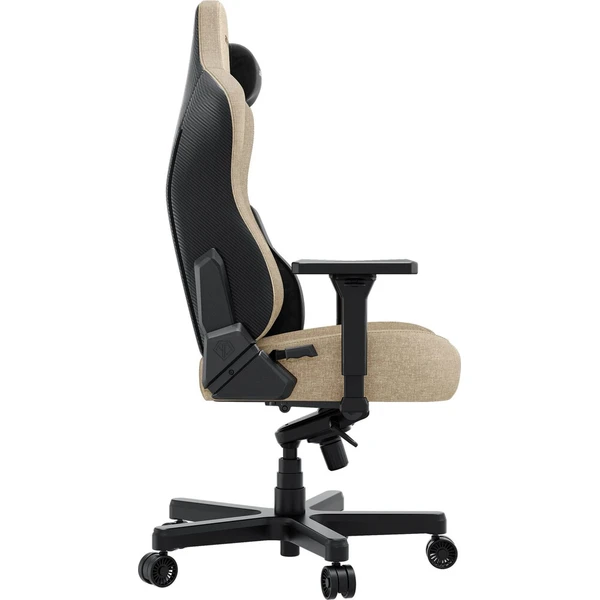 Anda Seat Kaiser 3E XL látkové herné kreslo tmavohnedá béžová - Stoličky - Obrázok d_c2de2c1b5c1c4a7daa901252689e39db