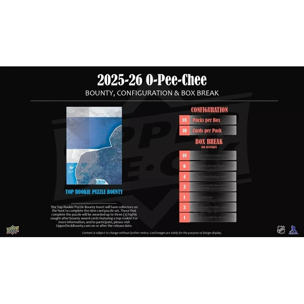 Hokejové karty 2025-26 Upper Deck O-Pee-Chee Hockey Hobby Box - Hokejové karty - Obrázok d_c2e0c766809142019d218f5092cae7e5