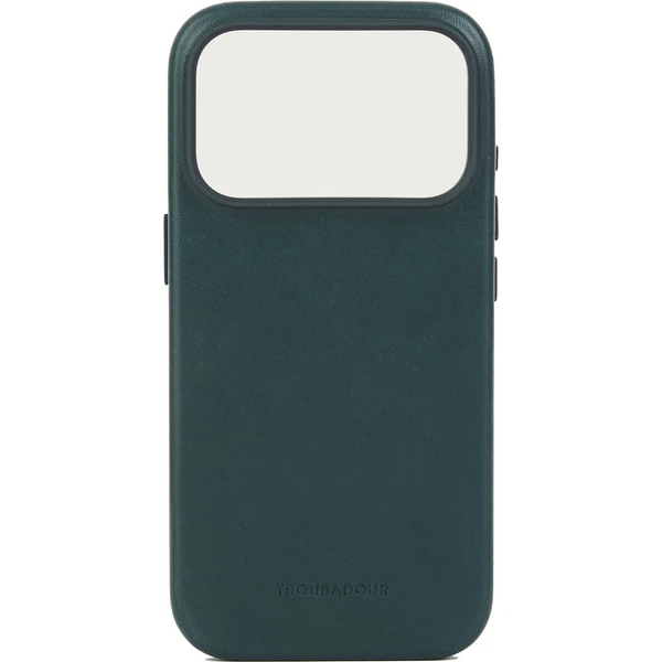 Troubadour Full Leather MagSafe kožený kryt iPhone 17 Pro/iPhone 18 Pro Obsidian Green - Puzdra - Obrázok d_c302d26ef746459f9e7a92e542dfe9f7