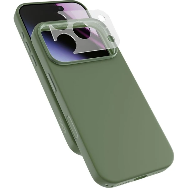 Epico Silicone Pro Mag+ MagSafe/Qi2 silikonový kryt iPhone 17 Pro Max/18 Pro Max khaki - Puzdra - Hlavný obrázok
