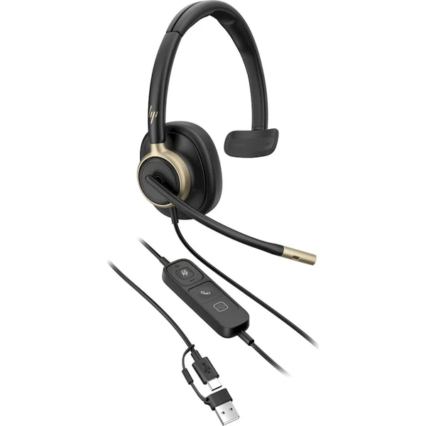 HP Poly Mission 815 Monaural USB Wired Headset - Slúchadlá - Hlavný obrázok