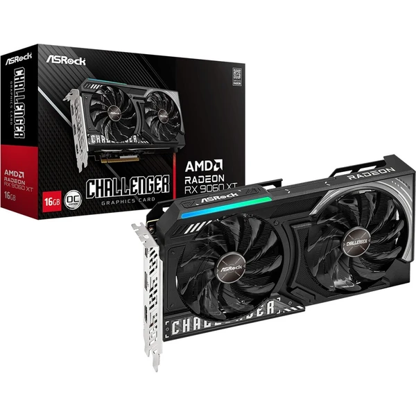 ASRock VGA AMD Radeon RX 9060 XT Challenger 16GB OC - Grafické karty - Obrázok d_c41af178befc46e8b57950c56b4f85fe