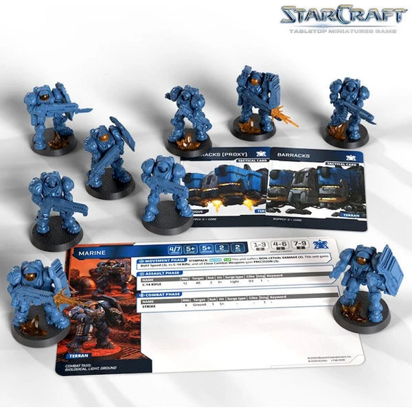 StarCraft The Miniatures Game - Marine - Terran - Expansion Set - EN - Stolové hry - Obrázok d_c4daa0df1ed54cd99fcf4c93d1abdd2e