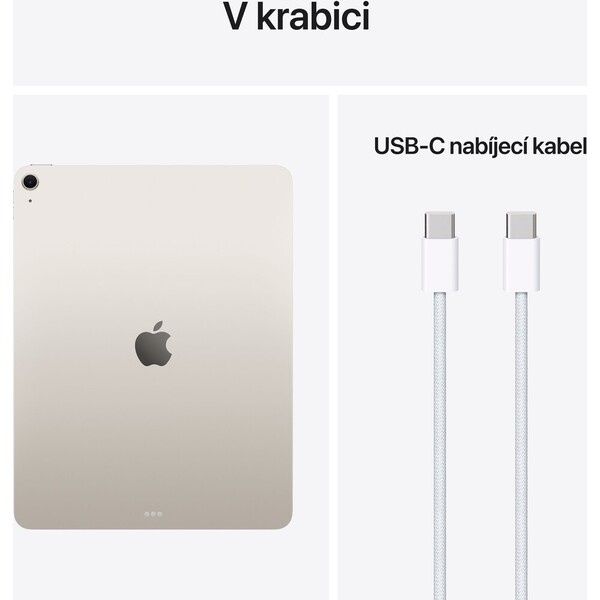 Apple iPad Air 13" 256GB Wi-Fi hviezdne biely (2026) - Tablety - Obrázok d_c50830776f0f40188436b3865d23b8a1