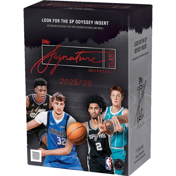 Topps 2025-26 Signature Class Basketball Value Box - Basketbalové karty - Hlavný obrázok