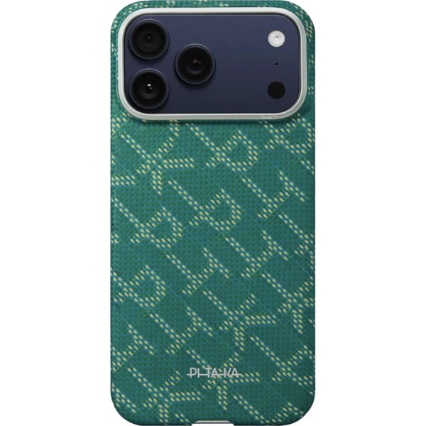 Pitaka Ultra-Slim Case MagSafe kryt iPhone 17 Pro Monogram-Gold/Green - Puzdra - Obrázok d_c5295475c9744b1c8ff334281fb4e111
