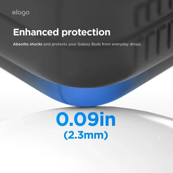 ELAGO Pager Hang Case pouzdro pro Samsung Galaxy Buds4/Buds4 Pro černé - Puzdra - Obrázok d_c563b3cc39b444f09a09bf63ca687a55