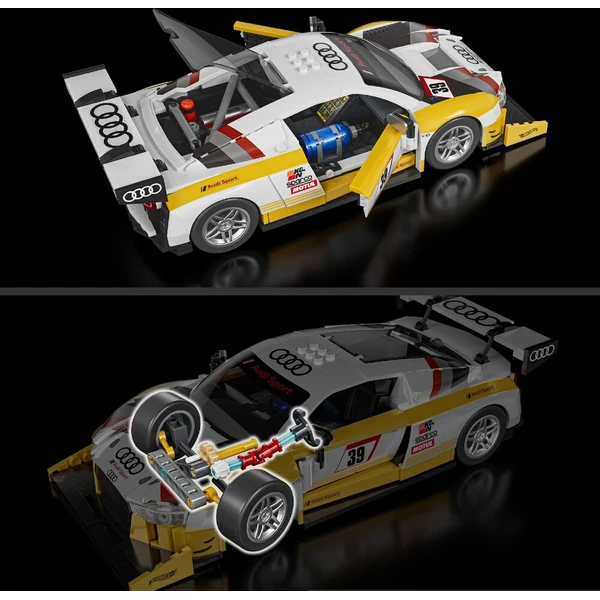 Mattel Brick Shop zostaviteľný model Hot Wheels - 15 Audi R8 LMS (Elite series) - Stavebnica - Obrázok d_c57da45961b245b081455dbfcac9bf9d