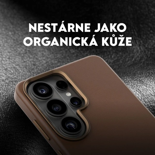 PanzerGlass® CARE SOLO Qi kryt z vegánskej kože Samsung Galaxy S26 Ultra hnedý - Puzdra - Obrázok d_c5c169e3256540e38c8b7ba0a169351d