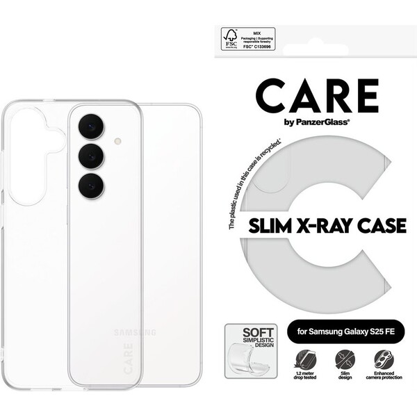 E-shop PanzerGlass® CARE X-Ray kryt Samsung Galaxy S25 FE priehľadný