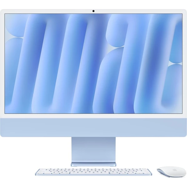 CTO Apple iMac 24" (2024) 10CPU / 16GB / 512GB / modrá / Myš / Stojan / CZ NUM Touch ID KL / 1Gbps - All-in-one - Hlavný obrázok