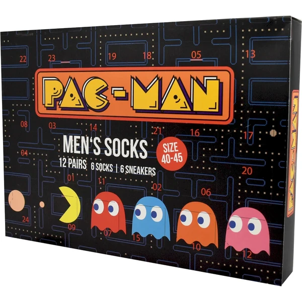 Adventný kalendár Pac-Man - ponožky - Kalendáre - Obrázok d_c5d0c90789e24acb86ff7dd23c1a2274