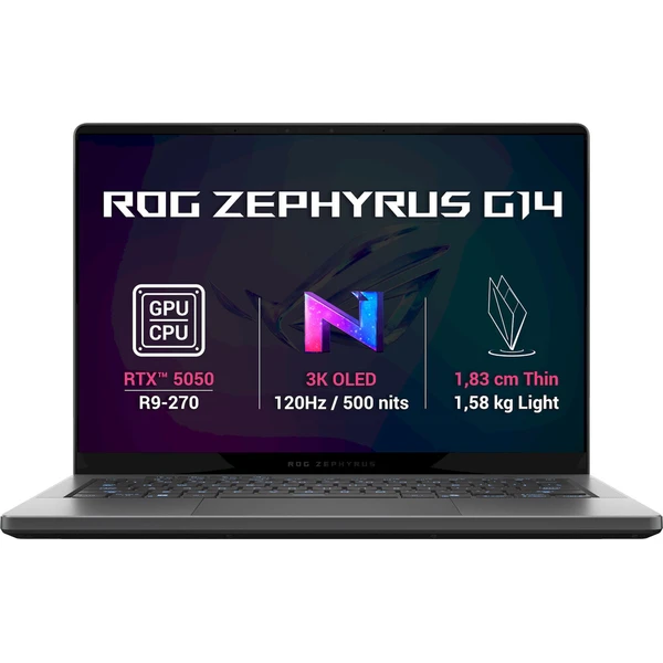 ASUS ROG Zephyrus G14 (GA403UH-QS035W) RTX 5050 šedý - Notebooky - Hlavný obrázok