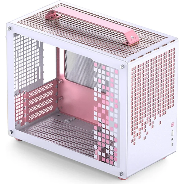 Jonsplus Z20 Micro-ATX bielo ružová - Počítačové skrine - Hlavný obrázok