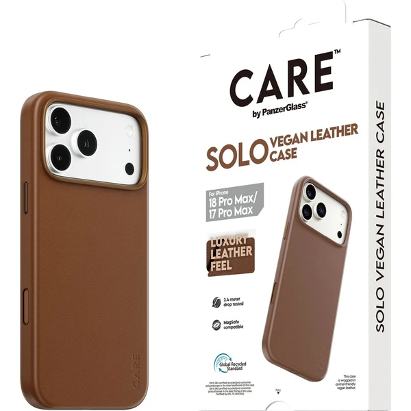 PanzerGlass CARE Solo MagSafe kryt Apple iPhone 18 Pro Max/17 Pro Max hnědý - Puzdra - Hlavný obrázok