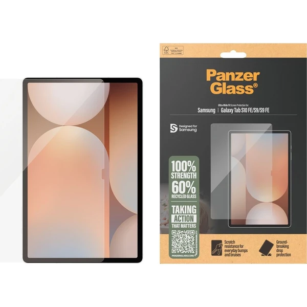 PanzerGlass® Ultra-Wide Fit sklo Samsung Galaxy Tab S10 FE/S9/S9 FE - Ochranné fólie a sklo - Obrázok d_c6d744e9814c4afdab9e7f5922c01ba0