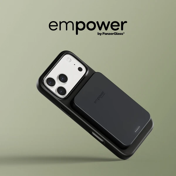 PanzerGlass® empower bezdrôtová Qi2 powerbanka 10000 mAh, MagSafe, čierna - Powerbanky - Obrázok d_c71e90a1840242a7bfe3ae84cc202d29