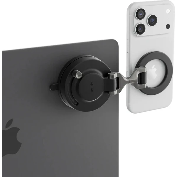 Epico Mag+ MagSafe přísavný držák na telefon do auta a na hladké povrchy černý - Držiaky - Hlavný obrázok