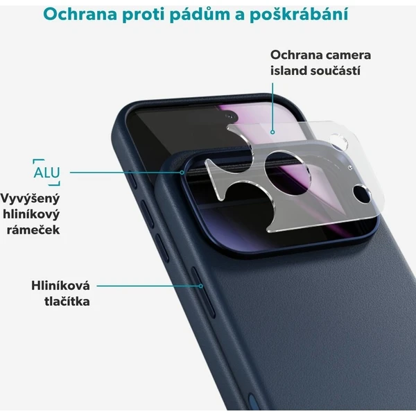 Epico Leather Pro Mag+ MagSafe/Qi2 kožený kryt iPhone 17 Pro/18 Pro modrý - Puzdra - Obrázok d_c870d3c52a184279a0e3132306e54027